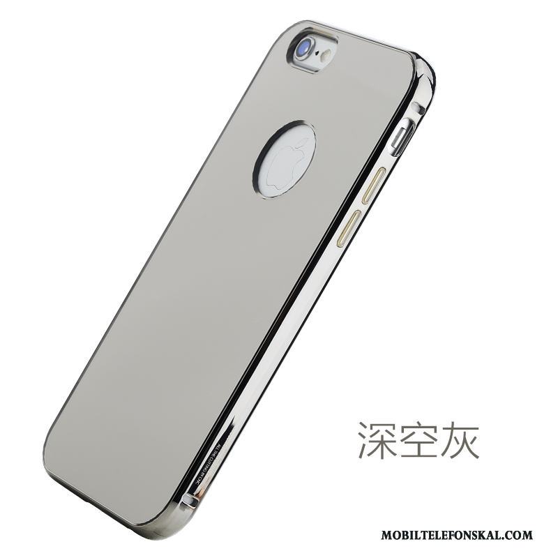 iPhone 6/6s Plus Skal Telefon Metall Fodral Spegel Kreativa Guld Frame
