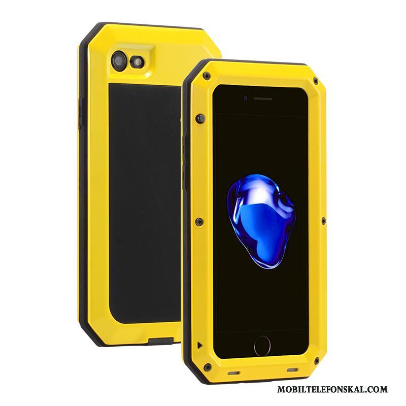 iPhone 6/6s Plus Skal Telefon Metall Skydd Fallskydd Tre Försvar Fodral All Inclusive