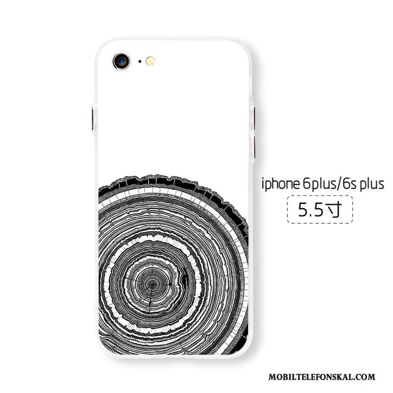 iPhone 6/6s Plus Skydd All Inclusive Personlighet Vit Skal Telefon Kreativa Fodral