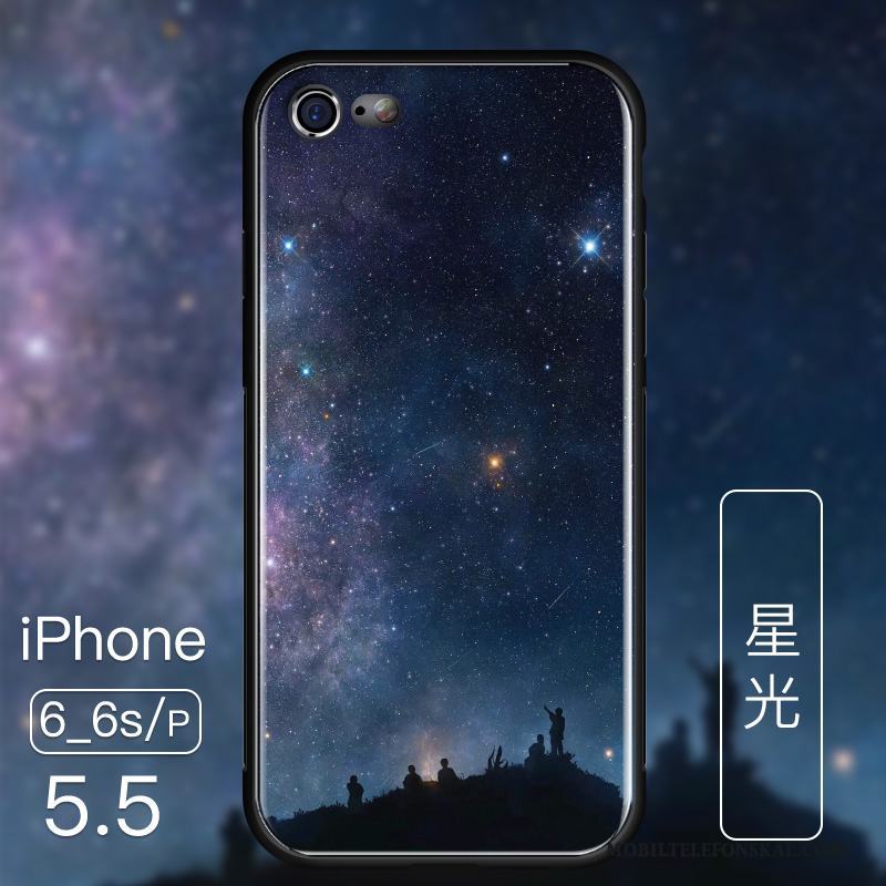 iPhone 6/6s Plus Skydd Slim Glas All Inclusive Skal Telefon Trend Blå