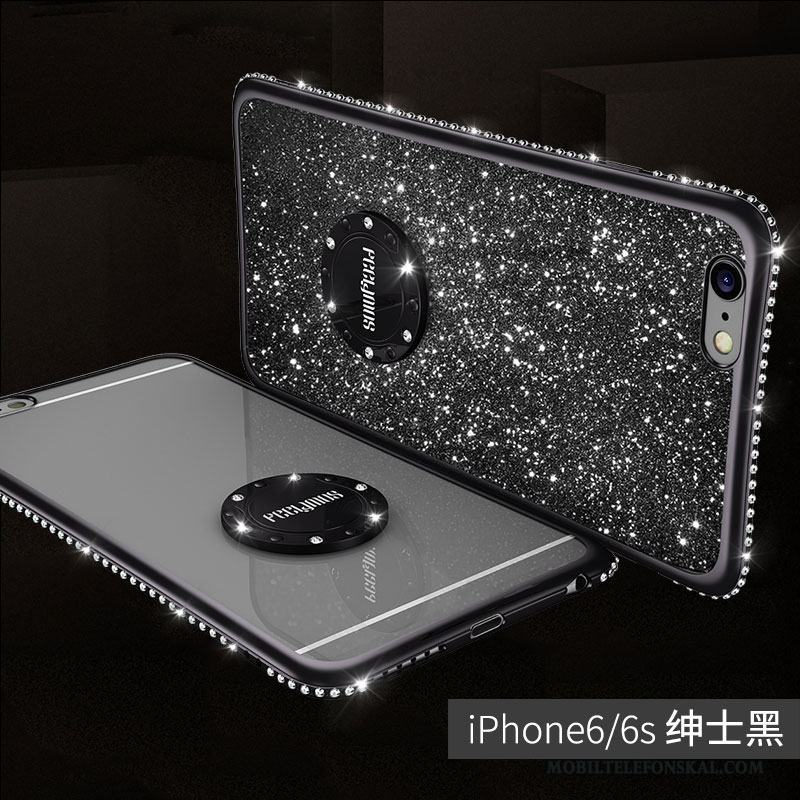 iPhone 6/6s Plus Strass Ring Röd Trend Skal Telefon Fallskydd Silikon