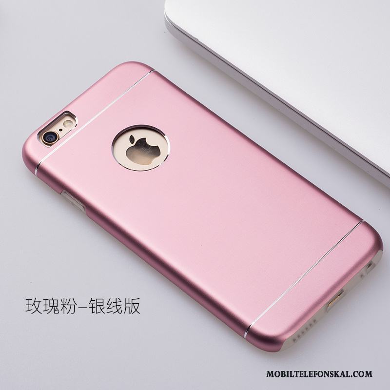 iPhone 6/6s Rosa Guld Fodral Skal Telefon Trend Nubuck Metall Mobil Telefon