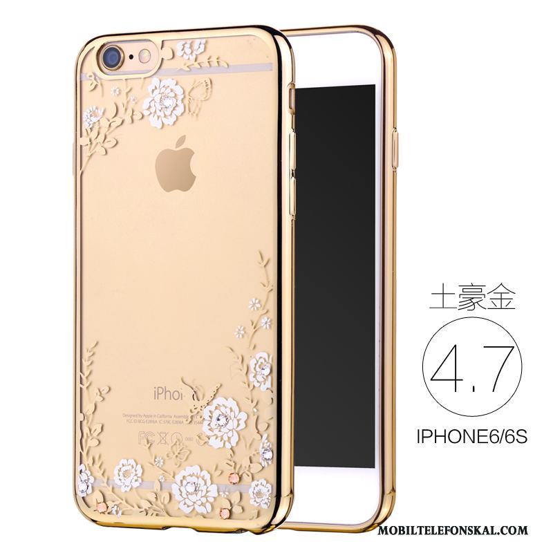 iPhone 6/6s Rosa Guld Skal Ny Mjuk Telefon Silikon Lyxiga