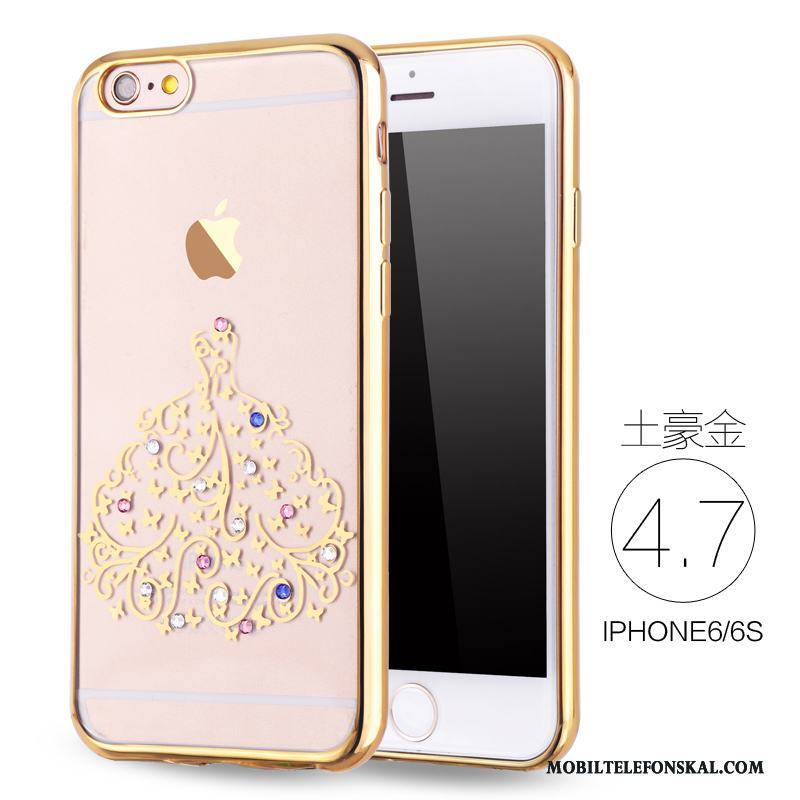 iPhone 6/6s Rosa Guld Skal Ny Mjuk Telefon Silikon Lyxiga