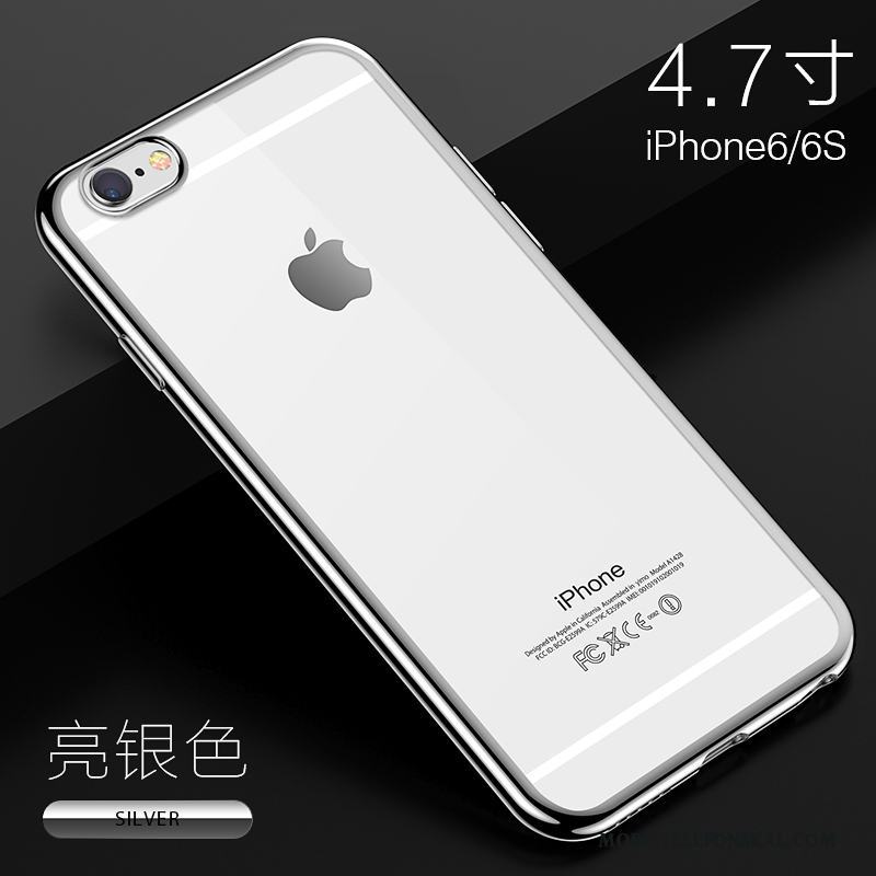 iPhone 6/6s Silikon All Inclusive Skal Telefon Slim Transparent Trend Fodral