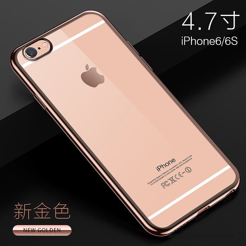 iPhone 6/6s Silikon All Inclusive Skal Telefon Slim Transparent Trend Fodral