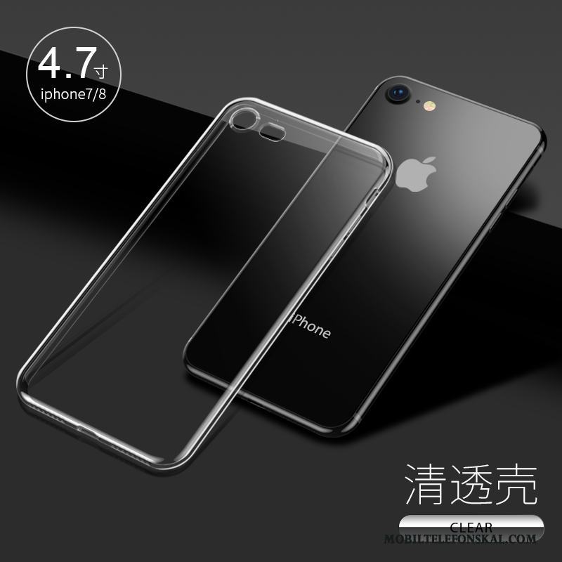 iPhone 6/6s Silikon All Inclusive Skal Telefon Slim Transparent Trend Fodral