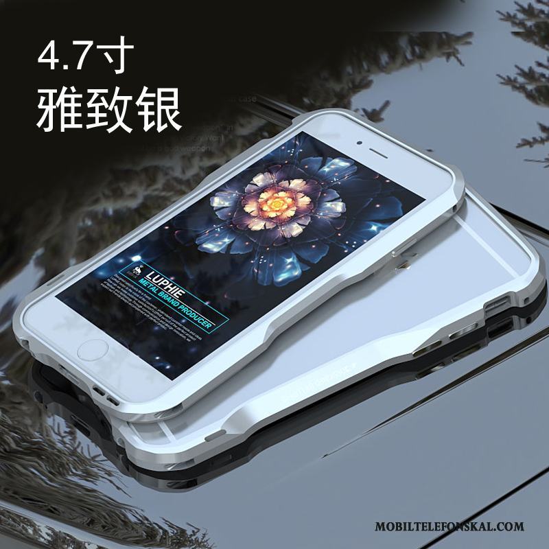 iPhone 6/6s Skal Metall Trend Frame Personlighet Fodral Kreativa Mobil Telefon