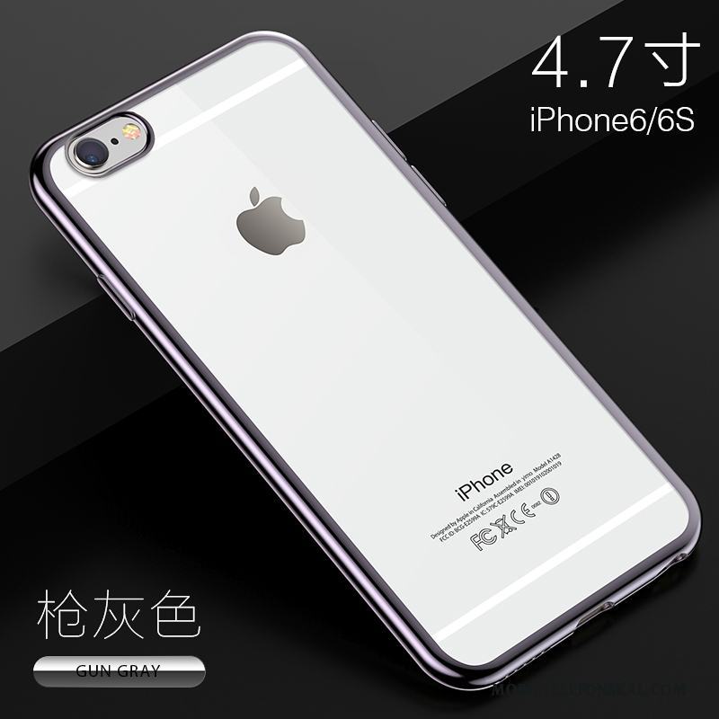 iPhone 6/6s Skal Telefon All Inclusive Fodral Rosa Guld Transparent Fallskydd Slim