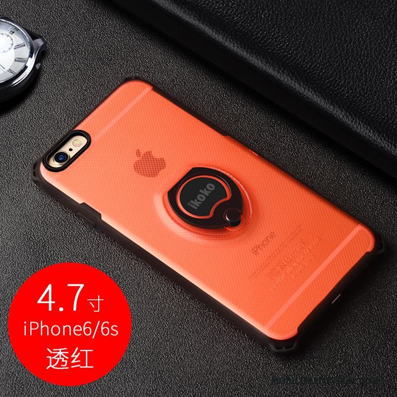 iPhone 6/6s Skal Telefon Bil Trend Silikon Magnetic Ring All Inclusive