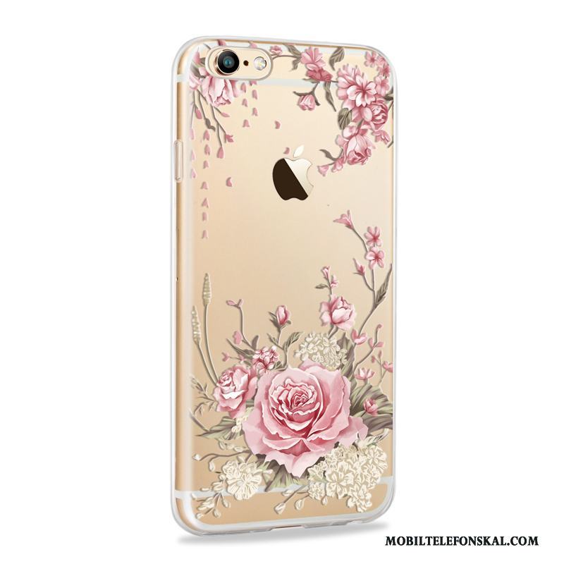 iPhone 6/6s Skal Telefon Fodral Silikon All Inclusive Mjuk Tunn Purpur