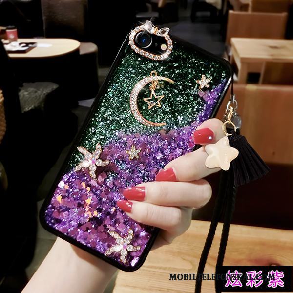 iPhone 6/6s Skal Telefon Strass Purpur Trend Kvicksand Fodral All Inclusive