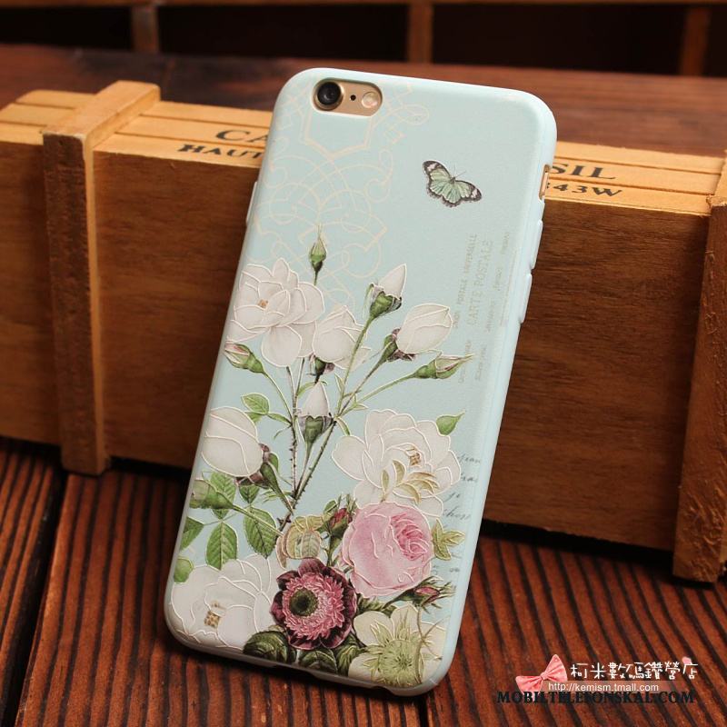 iPhone 6/6s Skal Telefon Tecknat Kyla Kreativa Fodral Mjuk Silikon