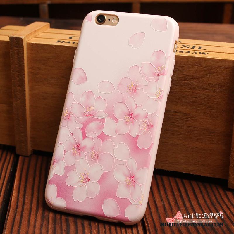 iPhone 6/6s Skal Telefon Tecknat Kyla Kreativa Fodral Mjuk Silikon