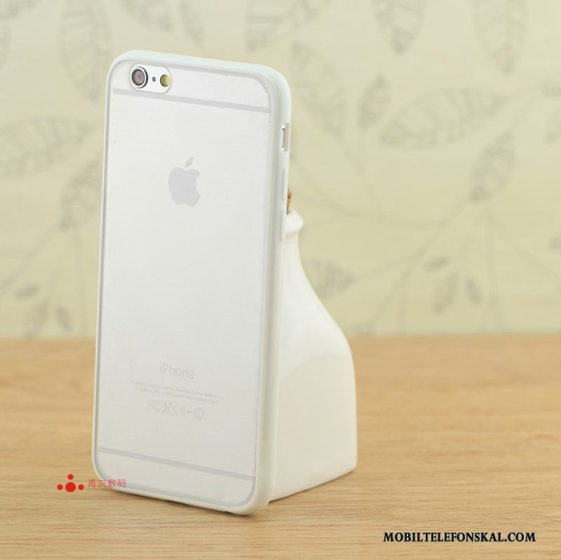 iPhone 6/6s Skydd Nubuck Purpur Frame Skal Telefon Liten Mönster
