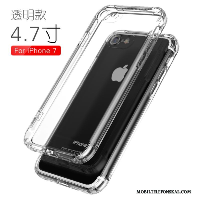 iPhone 7 All Inclusive Skal Telefon Transparent Trend Fallskydd Mjuk Silikon