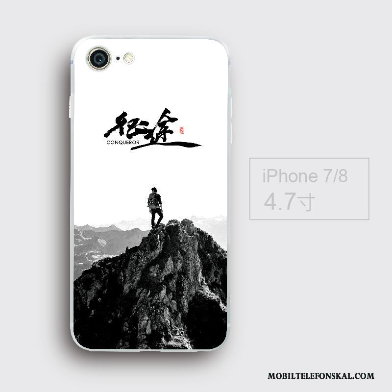 iPhone 7 Kreativa Fodral All Inclusive Fallskydd Kinesisk Stil Silikon Skal Telefon