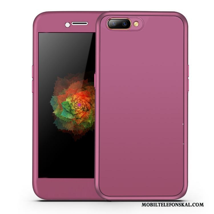 iPhone 7 Plus All Inclusive Skal Telefon Purpur Silikon Rosa Guld Fallskydd Mörk