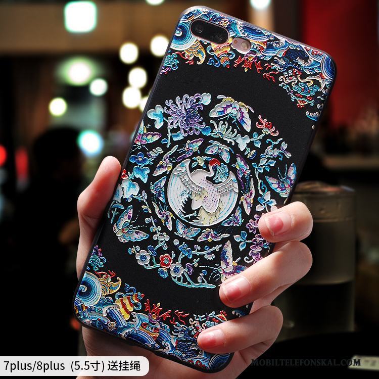 iPhone 7 Plus Fallskydd All Inclusive Personlighet Fodral Skal Telefon Kreativa Kinesisk Stil
