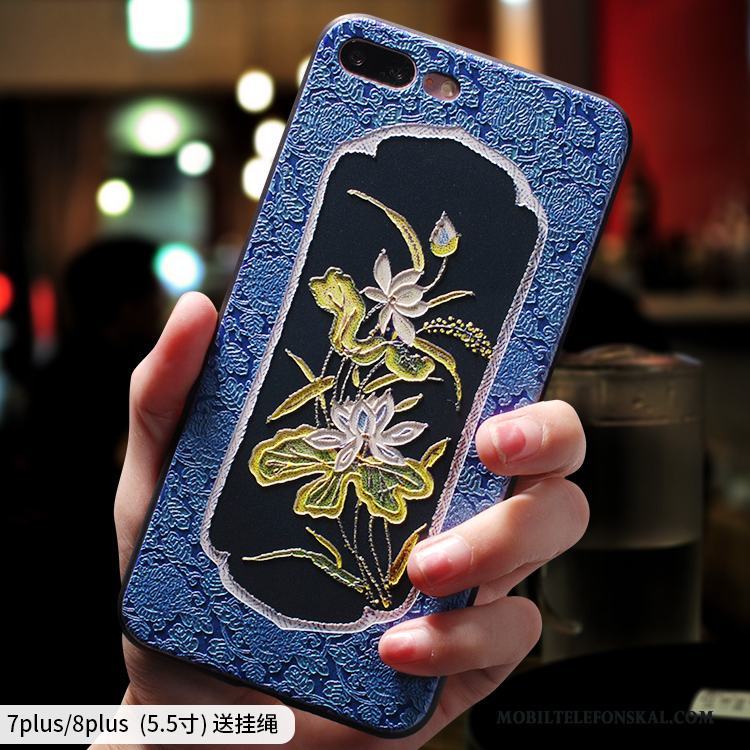 iPhone 7 Plus Fallskydd All Inclusive Personlighet Fodral Skal Telefon Kreativa Kinesisk Stil