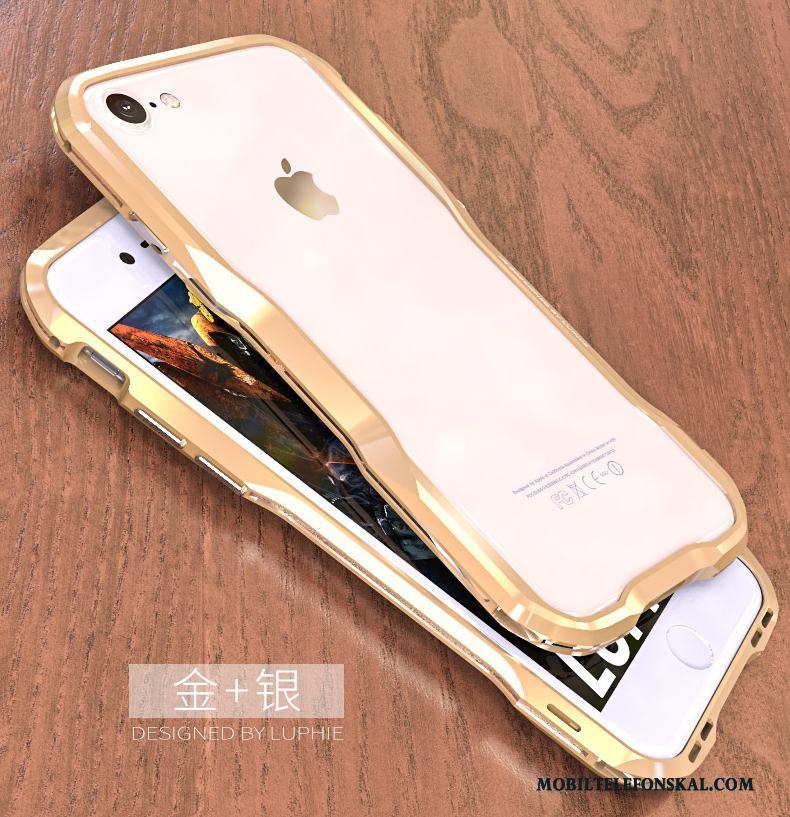 iPhone 7 Plus Fallskydd Frame Rosa Guld Trend Skal Telefon Ny Kreativa