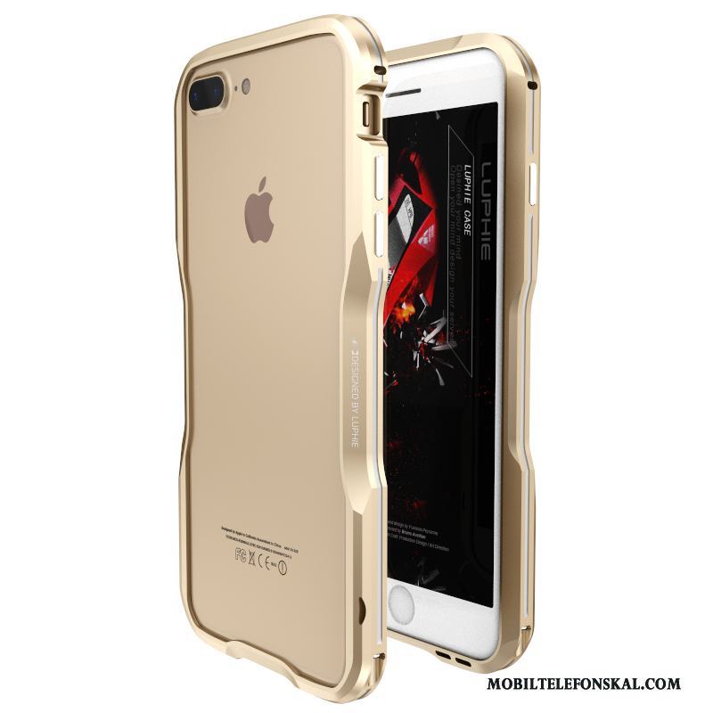 iPhone 7 Plus Fallskydd Frame Rosa Guld Trend Skal Telefon Ny Kreativa