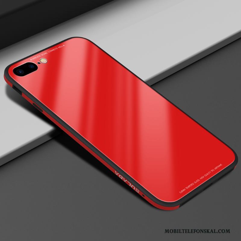 iPhone 7 Plus Fallskydd Vit Fodral Skal Telefon Silikon Metall All Inclusive