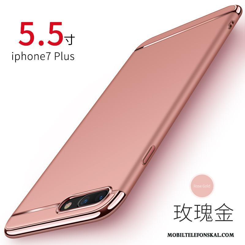 iPhone 7 Plus Fodral Skal Hård Mobil Telefon Telefon Fallskydd Rosa Guld