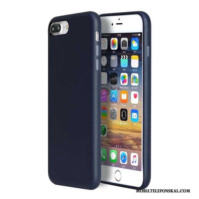 iPhone 7 Plus Mobil Telefon Läderfodral Fallskydd All Inclusive Par Skal Telefon Röd