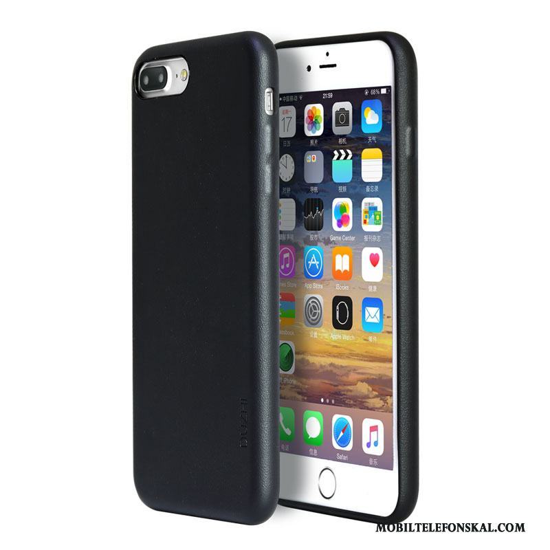 iPhone 7 Plus Mobil Telefon Läderfodral Fallskydd All Inclusive Par Skal Telefon Röd