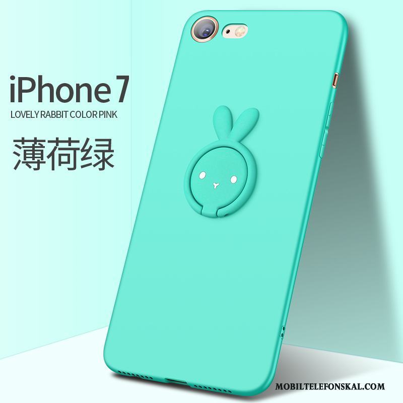 iPhone 7 Plus Personlighet Skal Telefon Fodral Silikon Grön Fallskydd Kreativa