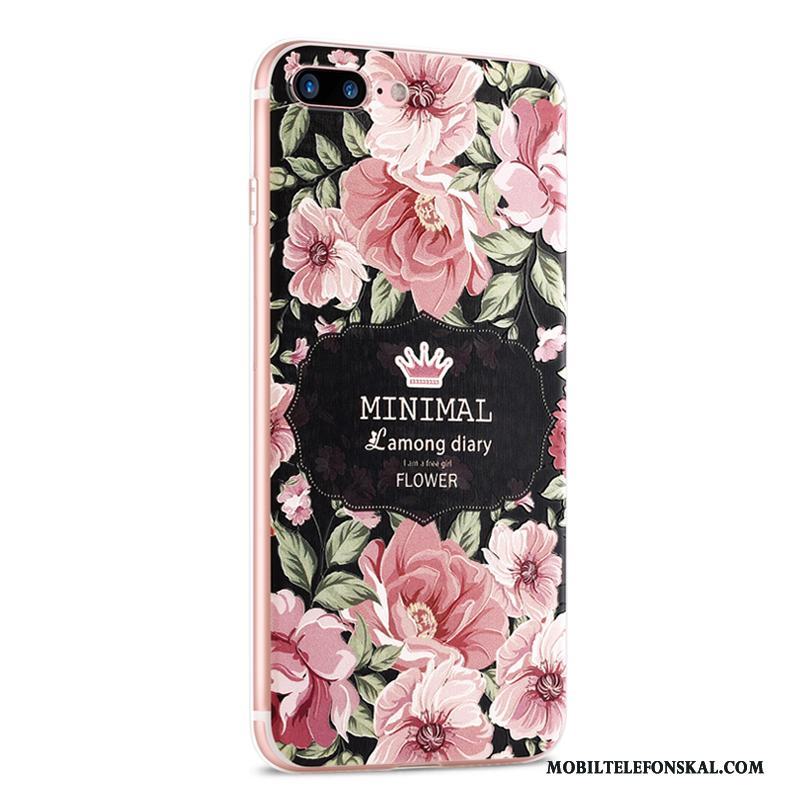 iPhone 7 Plus Skal Kreativa Silikon Ny Fodral Personlighet All Inclusive Rosa