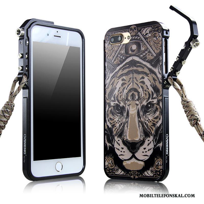 iPhone 7 Plus Skydd Fallskydd Fodral Metall Trend Mobil Telefon Skal Telefon