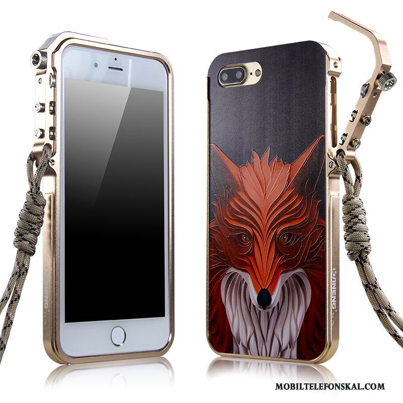 iPhone 7 Plus Skydd Fallskydd Fodral Metall Trend Mobil Telefon Skal Telefon