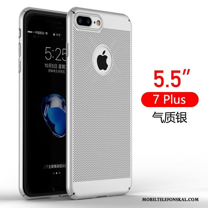 iPhone 7 Plus Svart Skydd Silikon Skal Telefon Nubuck Ny Fallskydd