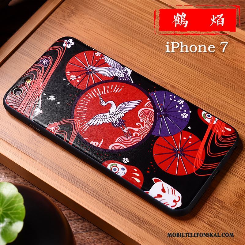 iPhone 7 Purpur Kreativa Skal Telefon Ny Kinesisk Stil Trend Varumärke Rikedom