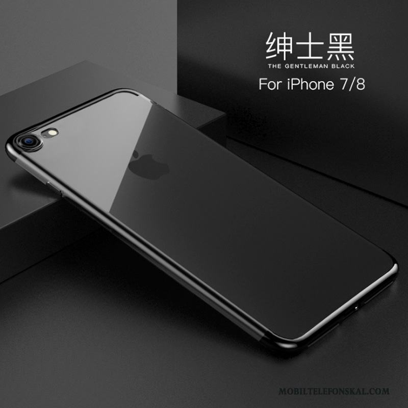 iPhone 7 Rosa Guld Tunn Skal Telefon Skydd Plating Silikon Transparent