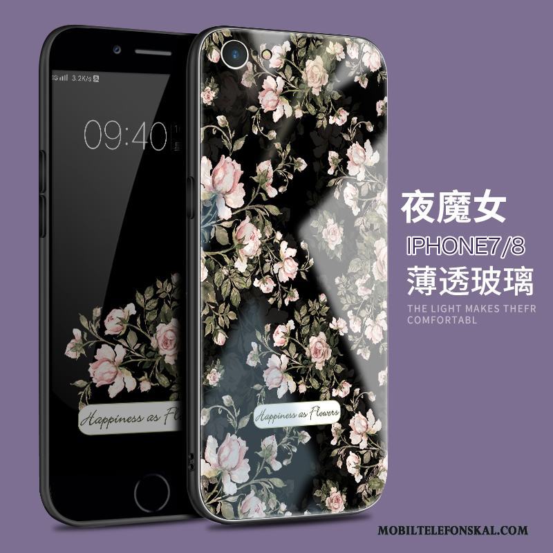 iPhone 7 Silikon Rosa Personlighet Fallskydd Slim All Inclusive Skal Telefon