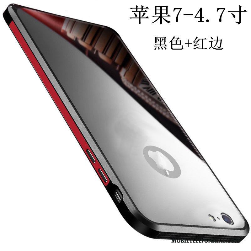 iPhone 7 Skal Fodral Fallskydd Slim Frame Spegel Trend Metall