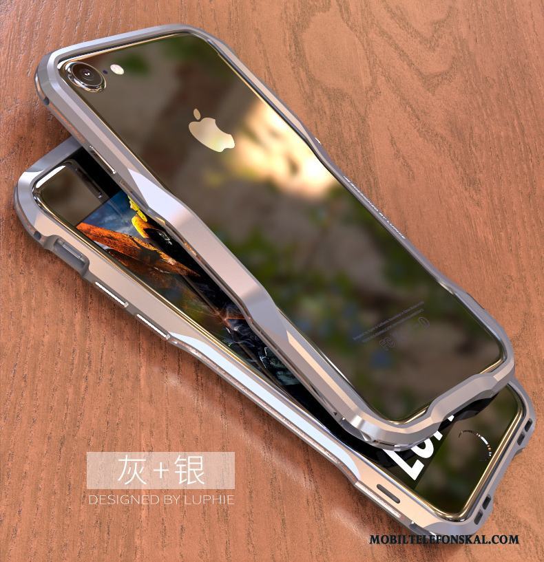 iPhone 7 Skal Trend Ny Kreativa Skydd Fodral Metall Fallskydd