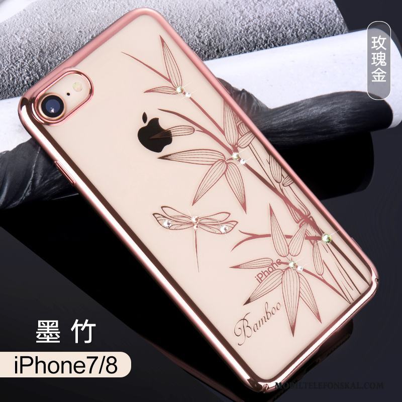 iPhone 7 Strass Ny Trend Skal Telefon Lyxiga Rosa Guld Elegant