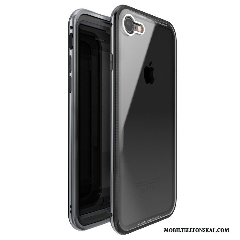 iPhone 8 Fodral Metall Skydd All Inclusive Purpur Skal Telefon Kreativa