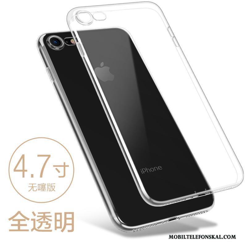iPhone 8 Plus Mjuk Slim Skal All Inclusive Guld Silikon Telefon