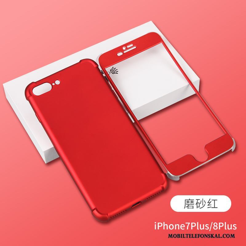 iPhone 8 Plus Rosa Pratkvarn Skal Telefon All Inclusive Transparent Fallskydd Silikon