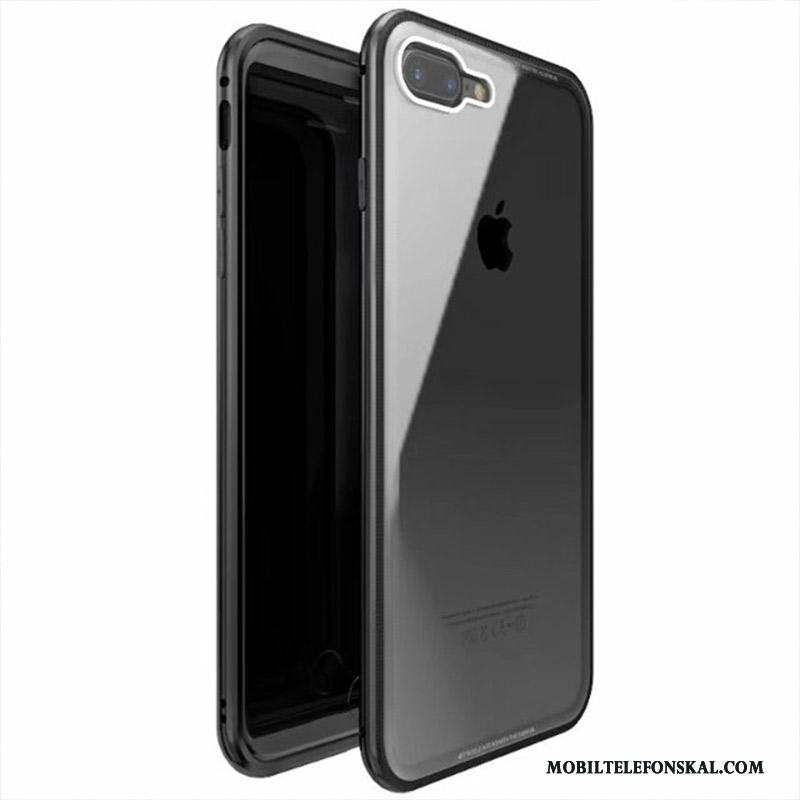 iPhone 8 Plus Skal Personlighet All Inclusive Fallskydd Ny Metall Röd Trend