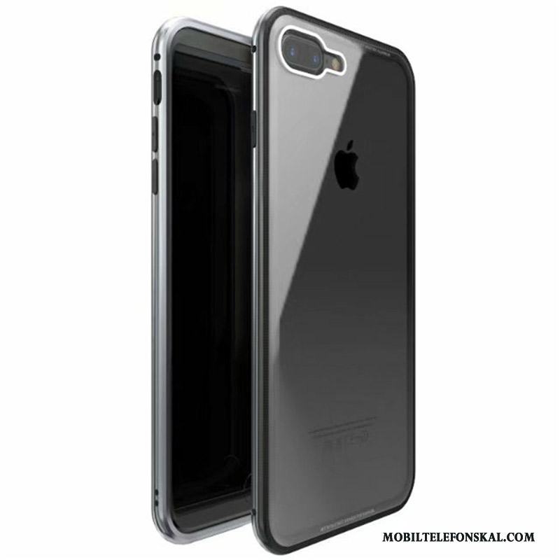 iPhone 8 Plus Skal Personlighet All Inclusive Fallskydd Ny Metall Röd Trend