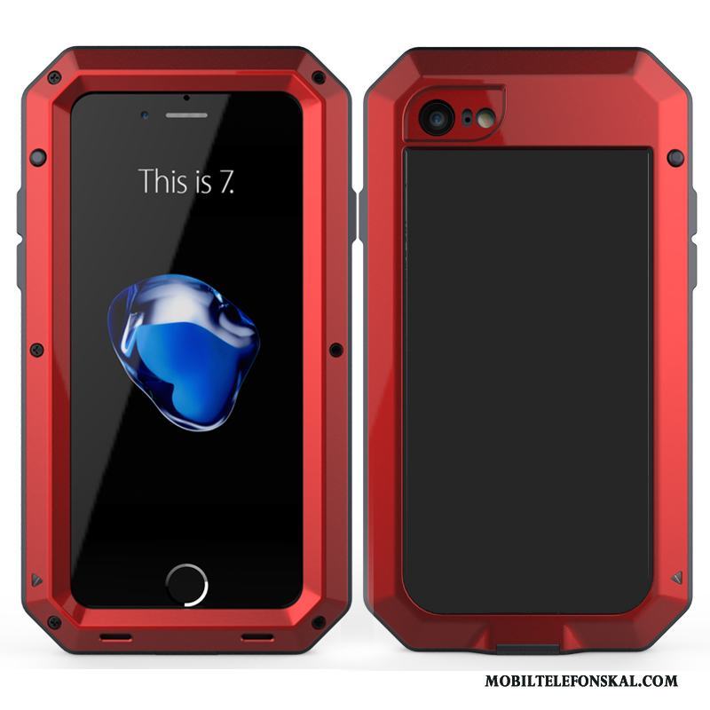 iPhone 8 Plus Skal Telefon Fodral All Inclusive Svart Skydd Silikon Fallskydd