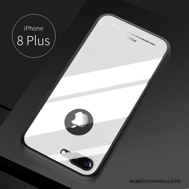 iPhone 8 Plus Skal Telefon Fodral Svart Fallskydd Mjuk Hård All Inclusive