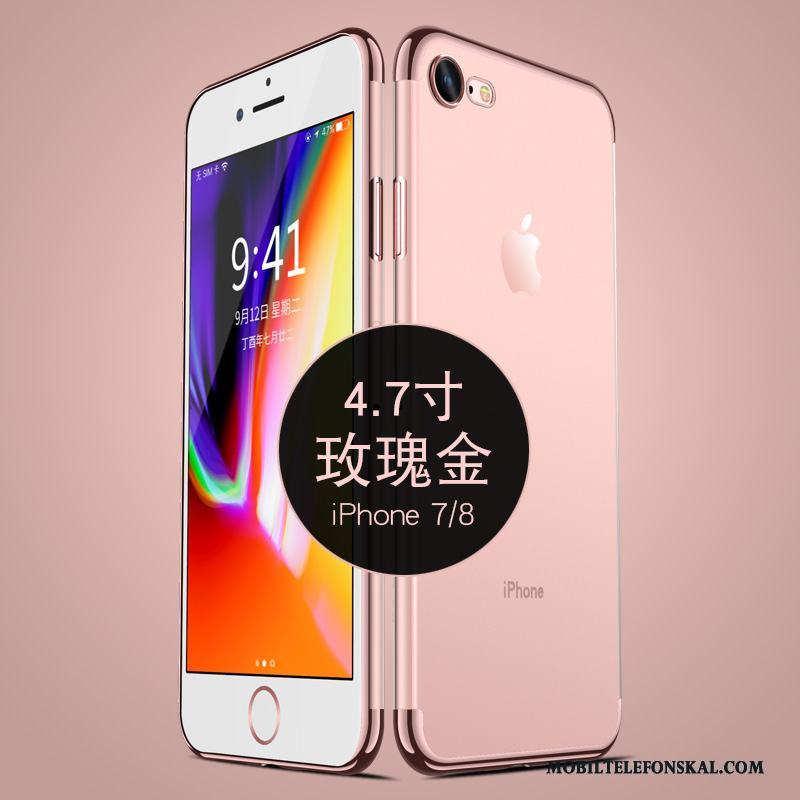 iPhone 8 Plus Transparent Mjuk Slim Skal Telefon All Inclusive Silikon Fodral