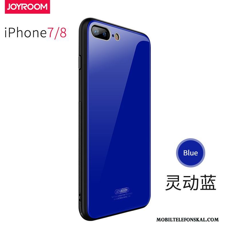 iPhone 8 Skal Blå Glas Fallskydd Telefon Ny